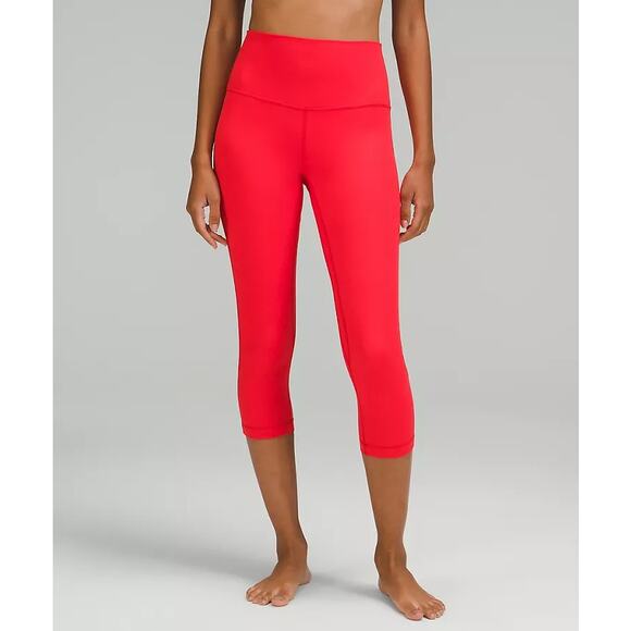 lululemon athletica Pants - NWT Lululemon Align High-Rise Crop 21" legging - Love Red - Size 8